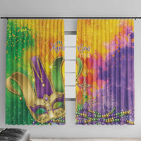 Mardi Gras Window Curtain Watercolor Mix - Carnival Bling - Wonder Print Shop