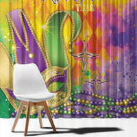 Mardi Gras Window Curtain Watercolor Mix - Carnival Bling - Wonder Print Shop