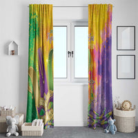 Mardi Gras Window Curtain Watercolor Mix - Carnival Bling - Wonder Print Shop