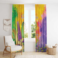 Mardi Gras Window Curtain Watercolor Mix - Carnival Bling - Wonder Print Shop