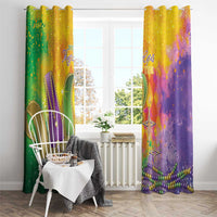 Mardi Gras Window Curtain Watercolor Mix - Carnival Bling - Wonder Print Shop
