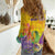 Mardi Gras Women Casual Shirt Watercolor Mix - Carnival Bling - Wonder Print Shop