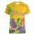 Mardi Gras Women V-Neck T-Shirt Watercolor Mix - Carnival Bling - Wonder Print Shop