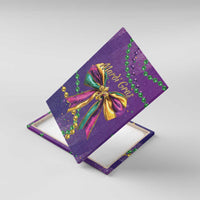 Mardi Gras Canvas Wall Art Coquette Bow Glitter Motifs LT7 - Wonder Print Shop