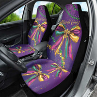 Mardi Gras Car Seat Cover Coquette Bow Glitter Motifs LT7 - Wonder Print Shop