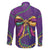 Mardi Gras Family Matching Short Sleeve Bodycon Dress and Hawaiian Shirt Coquette Bow Glitter Motifs - Wonder Print Shop