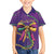 Mardi Gras Family Matching Summer Maxi Dress and Hawaiian Shirt Coquette Bow Glitter Motifs - Wonder Print Shop