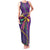 Mardi Gras Family Matching Tank Maxi Dress and Hawaiian Shirt Coquette Bow Glitter Motifs - Wonder Print Shop