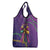 Mardi Gras Grocery Bag Coquette Bow Glitter Motifs