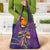 Mardi Gras Grocery Bag Coquette Bow Glitter Motifs