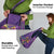 Mardi Gras Grocery Bag Coquette Bow Glitter Motifs