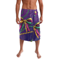 Mardi Gras Lavalava Coquette Bow Glitter Motifs - Wonder Print Shop
