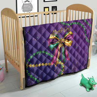Mardi Gras Quilt Coquette Bow Glitter Motifs - Wonder Print Shop