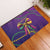 Mardi Gras Rubber Doormat Coquette Bow Glitter Motifs - Wonder Print Shop