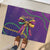 Mardi Gras Rubber Doormat Coquette Bow Glitter Motifs - Wonder Print Shop