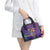 Mardi Gras Shoulder Handbag Coquette Bow Glitter Motifs
