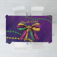 Mardi Gras Tablecloth Coquette Bow Glitter Motifs - Wonder Print Shop