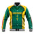 Custom Cameroon Football Baseball Jacket Nations Cup 2024 Les Lions Indomptables LT7 - Wonder Print Shop