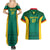 Custom Cameroon Football Couples Matching Summer Maxi Dress and Hawaiian Shirt Nations Cup 2024 Les Lions Indomptables