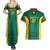 Custom Cameroon Football Couples Matching Summer Maxi Dress and Hawaiian Shirt Nations Cup 2024 Les Lions Indomptables LT7 - Wonder Print Shop