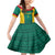 Custom Cameroon Football Family Matching Mermaid Dress and Hawaiian Shirt Nations Cup 2024 Les Lions Indomptables LT7 - Wonder Print Shop