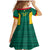 Custom Cameroon Football Family Matching Mermaid Dress and Hawaiian Shirt Nations Cup 2024 Les Lions Indomptables LT7 - Wonder Print Shop