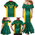 Custom Cameroon Football Family Matching Mermaid Dress and Hawaiian Shirt Nations Cup 2024 Les Lions Indomptables LT7 - Wonder Print Shop