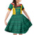 Custom Cameroon Football Family Matching Short Sleeve Bodycon Dress and Hawaiian Shirt Nations Cup 2024 Les Lions Indomptables - Wonder Print Shop