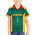 Custom Cameroon Football Family Matching Short Sleeve Bodycon Dress and Hawaiian Shirt Nations Cup 2024 Les Lions Indomptables - Wonder Print Shop
