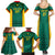 Custom Cameroon Football Family Matching Summer Maxi Dress and Hawaiian Shirt Nations Cup 2024 Les Lions Indomptables