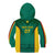 Custom Cameroon Football Kid Hoodie Nations Cup 2024 Les Lions Indomptables - Wonder Print Shop