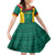 Custom Cameroon Football Kid Short Sleeve Dress Nations Cup 2024 Les Lions Indomptables - Wonder Print Shop