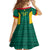 Custom Cameroon Football Kid Short Sleeve Dress Nations Cup 2024 Les Lions Indomptables - Wonder Print Shop