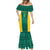 Custom Cameroon Football Mermaid Dress Nations Cup 2024 Les Lions Indomptables