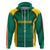 Custom Cameroon Football Zip Hoodie Nations Cup 2024 Les Lions Indomptables - Wonder Print Shop