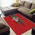 Custom Morocco Football Area Rug Nations Cup 2024 Atlas Lions