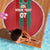 Custom Morocco Football Beach Blanket Nations Cup 2024 Atlas Lions LT7 - Wonder Print Shop