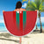 Custom Morocco Football Beach Blanket Nations Cup 2024 Atlas Lions LT7 - Wonder Print Shop