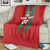 Custom Morocco Football Blanket Nations Cup 2024 Atlas Lions