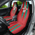 Custom Morocco Football Car Seat Cover Nations Cup 2024 Atlas Lions