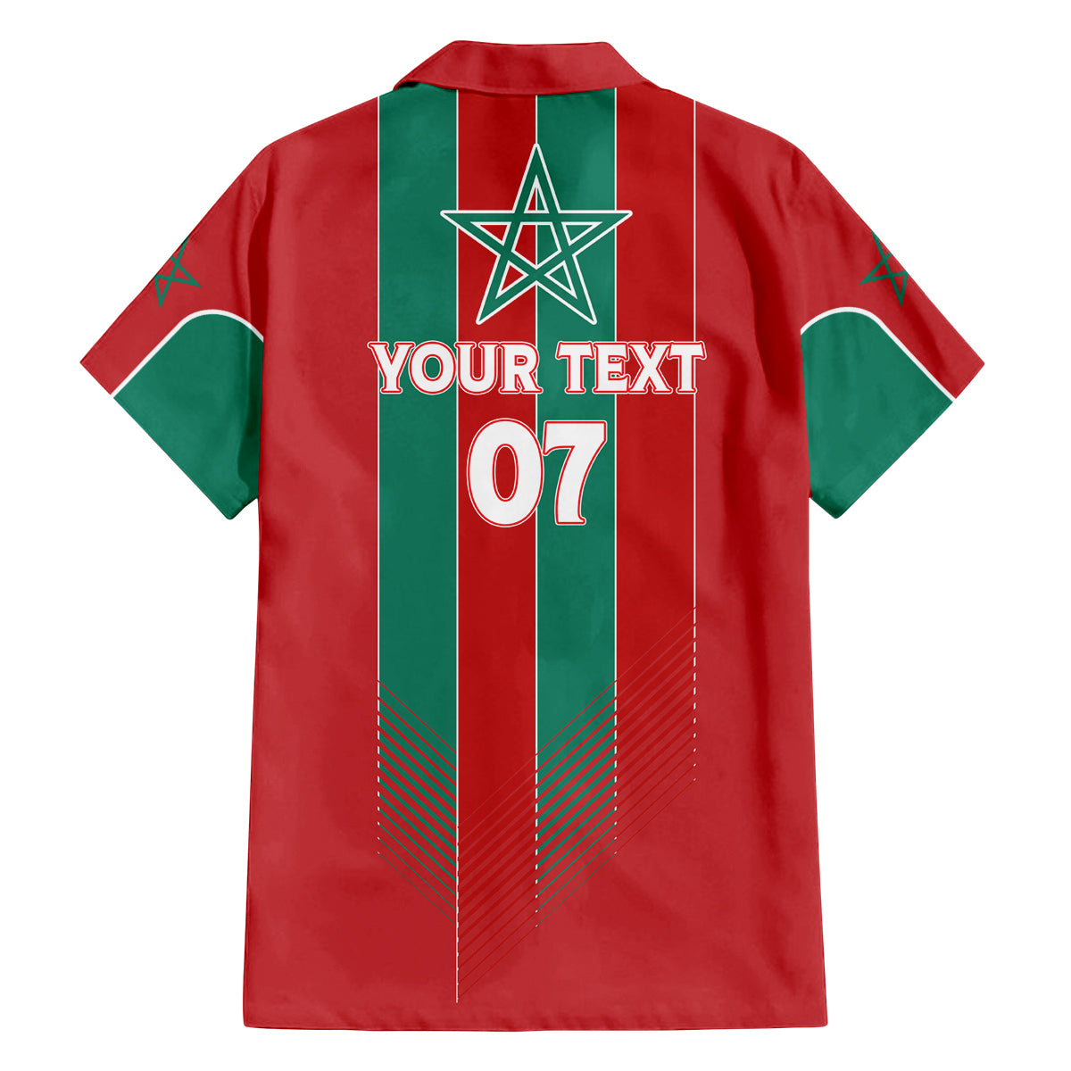 Custom Morocco Football Family Matching Puletasi and Hawaiian Shirt Nations Cup 2024 Atlas Lions - Wonder Print Shop