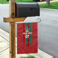 Custom Morocco Football Garden Flag Nations Cup 2024 Atlas Lions - Wonder Print Shop