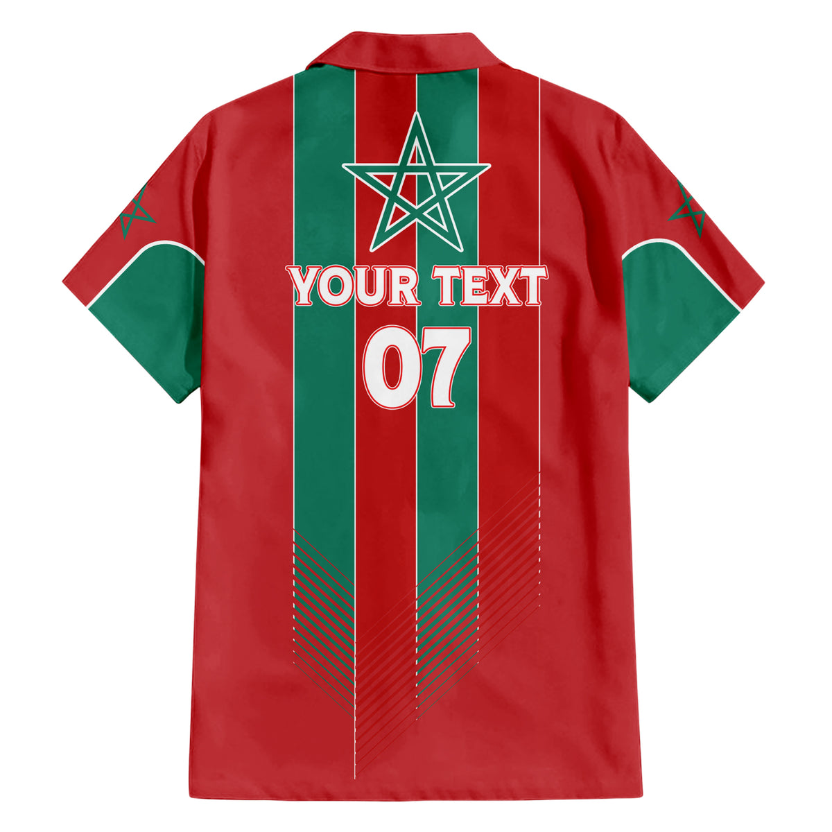 Custom Morocco Football Hawaiian Shirt Nations Cup 2024 Atlas Lions - Wonder Print Shop