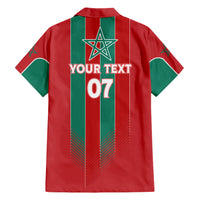 Custom Morocco Football Hawaiian Shirt Nations Cup 2024 Atlas Lions - Wonder Print Shop