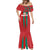 Custom Morocco Football Mermaid Dress Nations Cup 2024 Atlas Lions - Wonder Print Shop