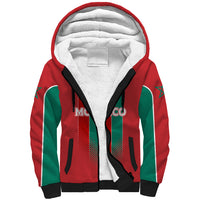 Custom Morocco Football Sherpa Hoodie Nations Cup 2024 Atlas Lions - Wonder Print Shop