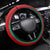 Custom Morocco Football Steering Wheel Cover Nations Cup 2024 Atlas Lions