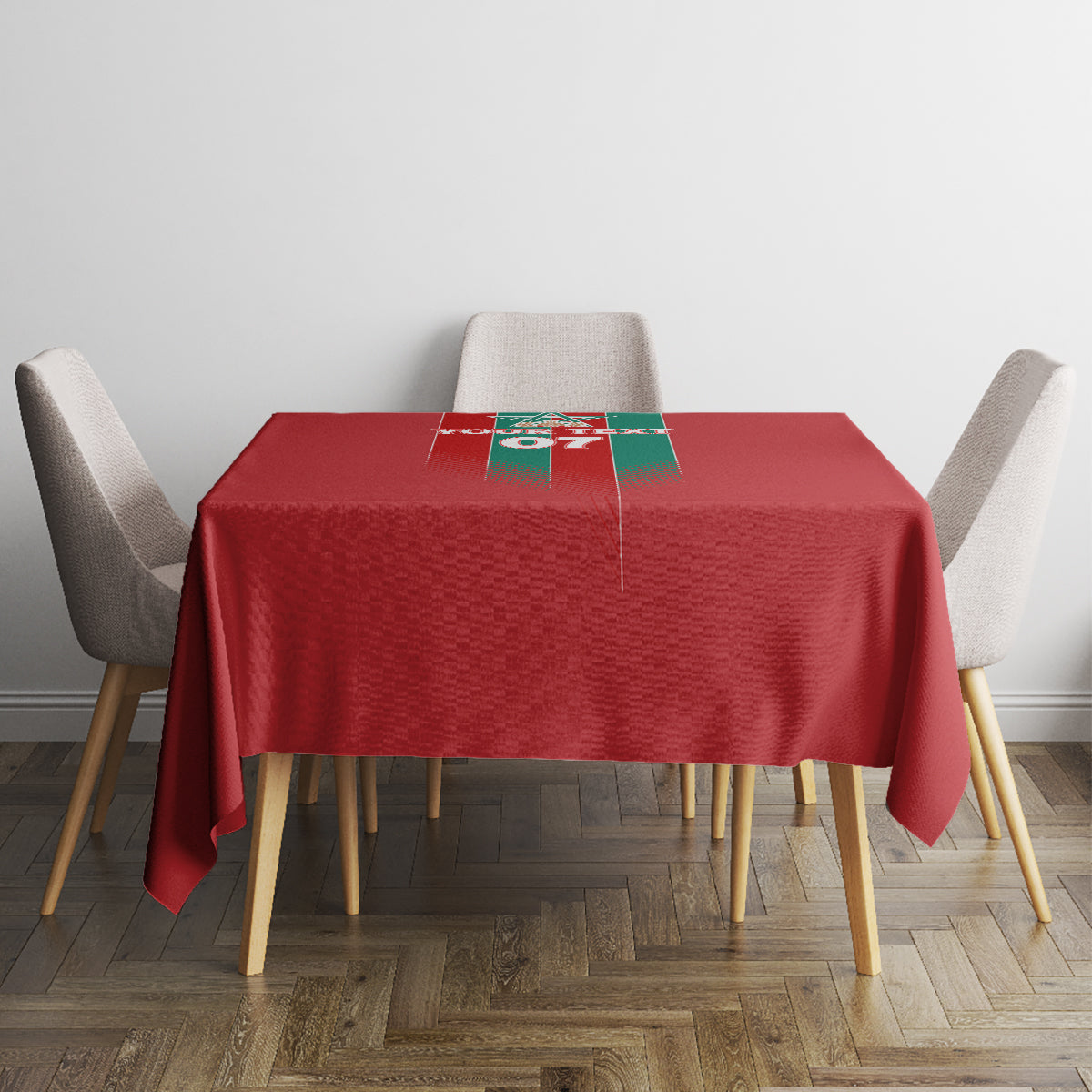 Custom Morocco Football Tablecloth Nations Cup 2024 Atlas Lions - Wonder Print Shop