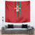 Custom Morocco Football Tapestry Nations Cup 2024 Atlas Lions