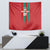 Custom Morocco Football Tapestry Nations Cup 2024 Atlas Lions - Wonder Print Shop